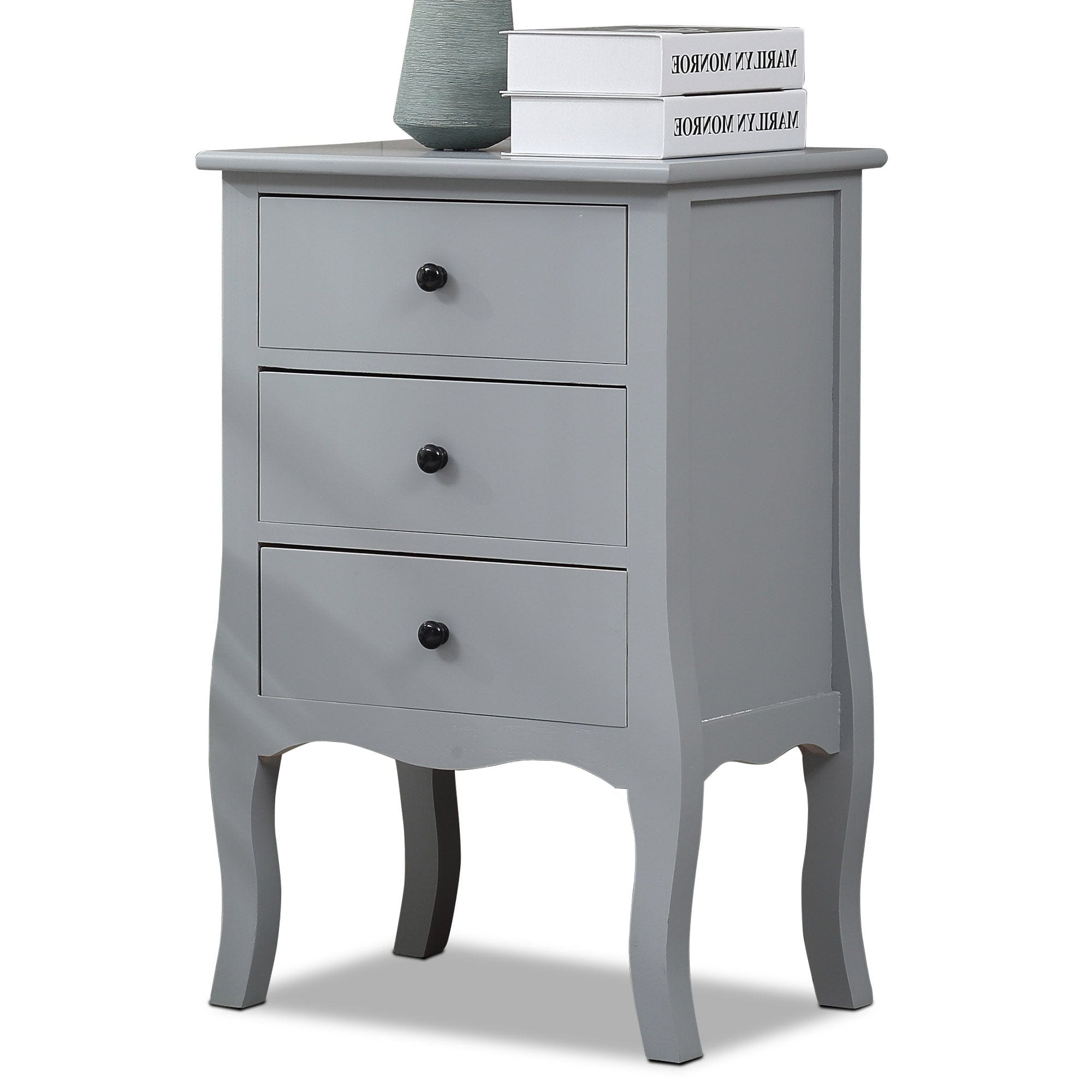Levede Chest of Drawers Bedside Tables Chest of 3 Drawer Storage Cabinet Bedroom Furniture
