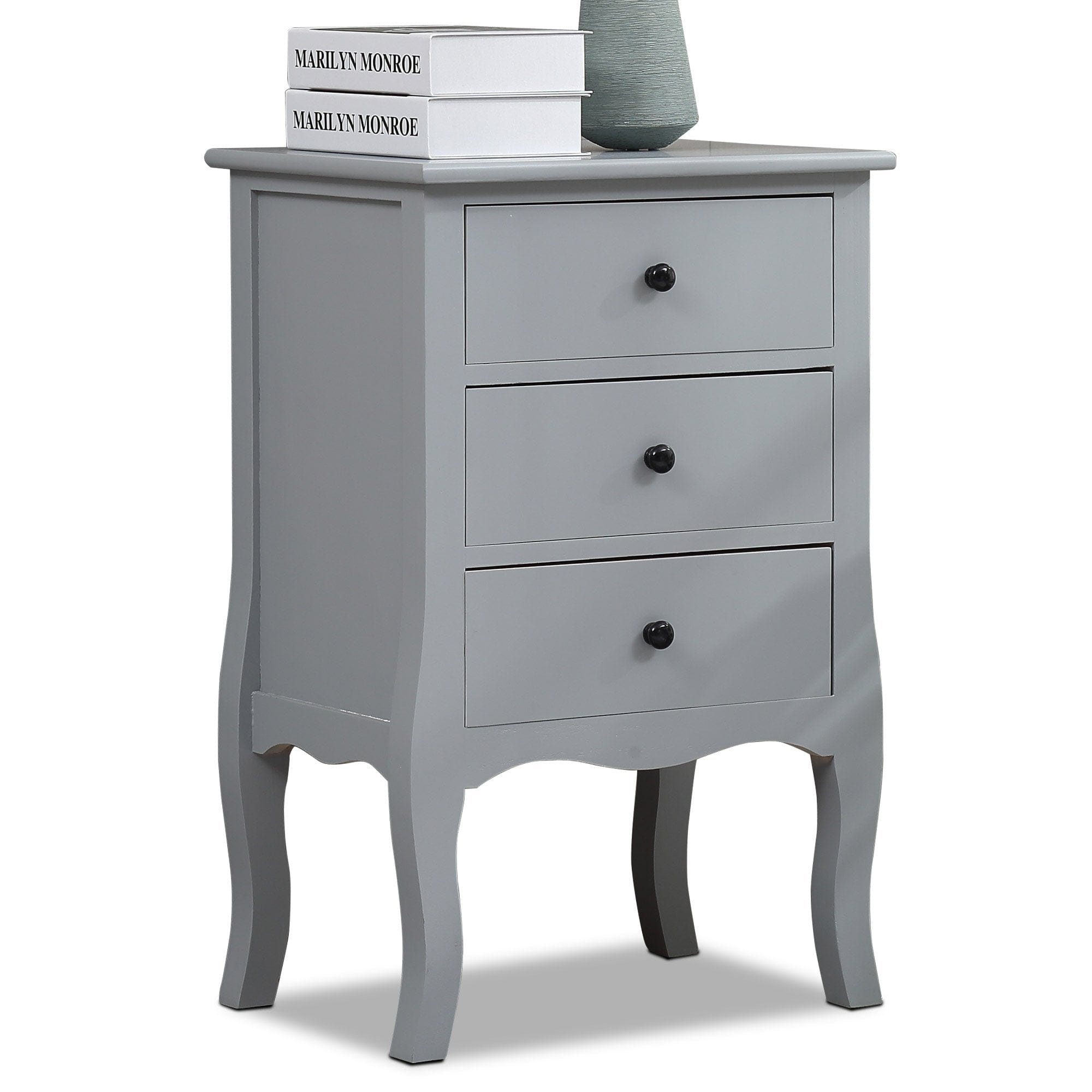 Levede Chest of Drawers Bedside Tables Chest of 3 Drawer Storage Cabinet Bedroom Furniture