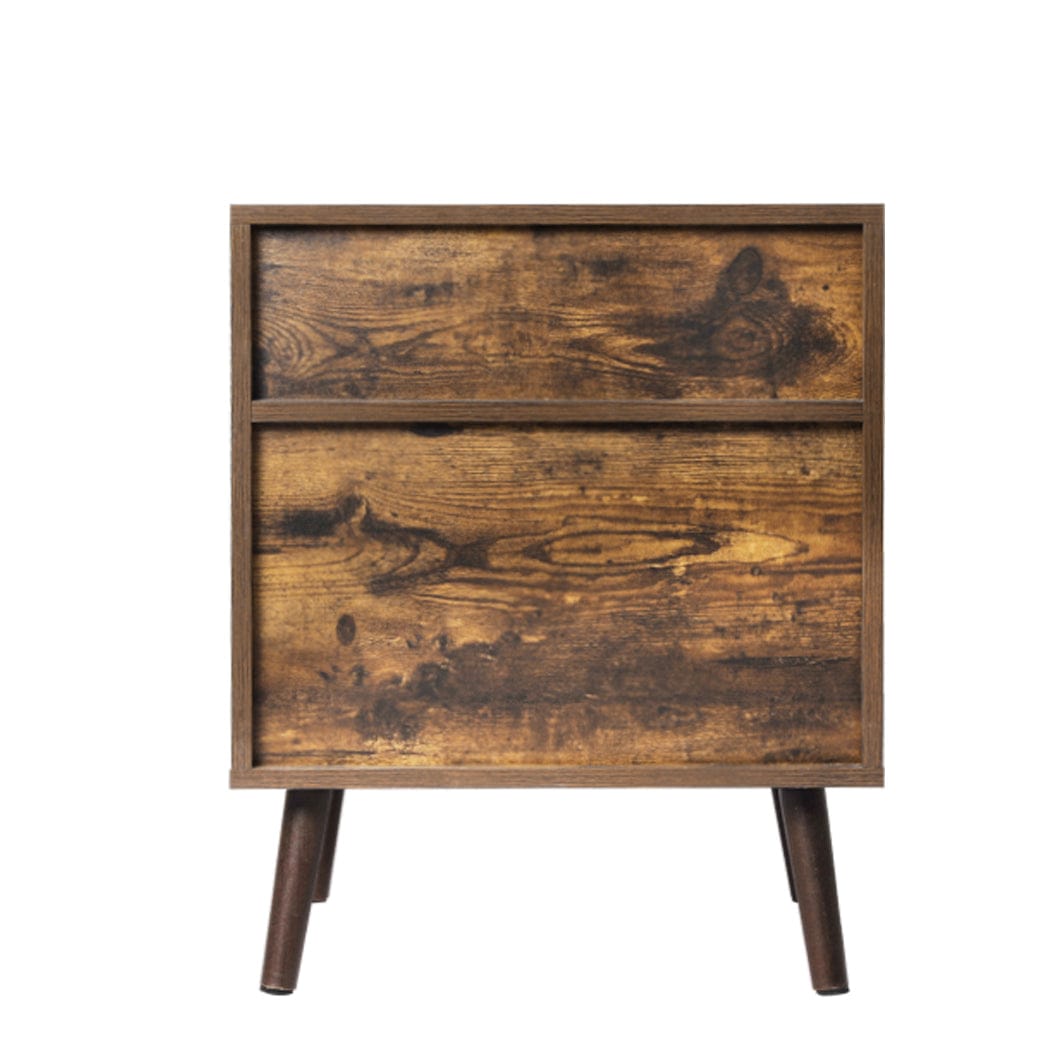 Levede Bedside Table Bedside Tables Drawers Side Table Wood Nightstand Storage Cabinet Bedroom