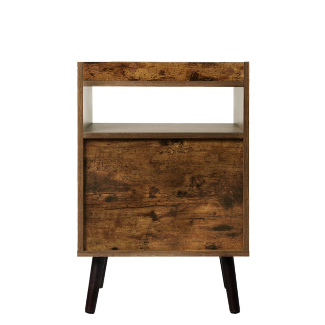 Levede Bedside Table Bedside Tables Drawers Side Table Wood Nightstand Storage Cabinet Bedroom