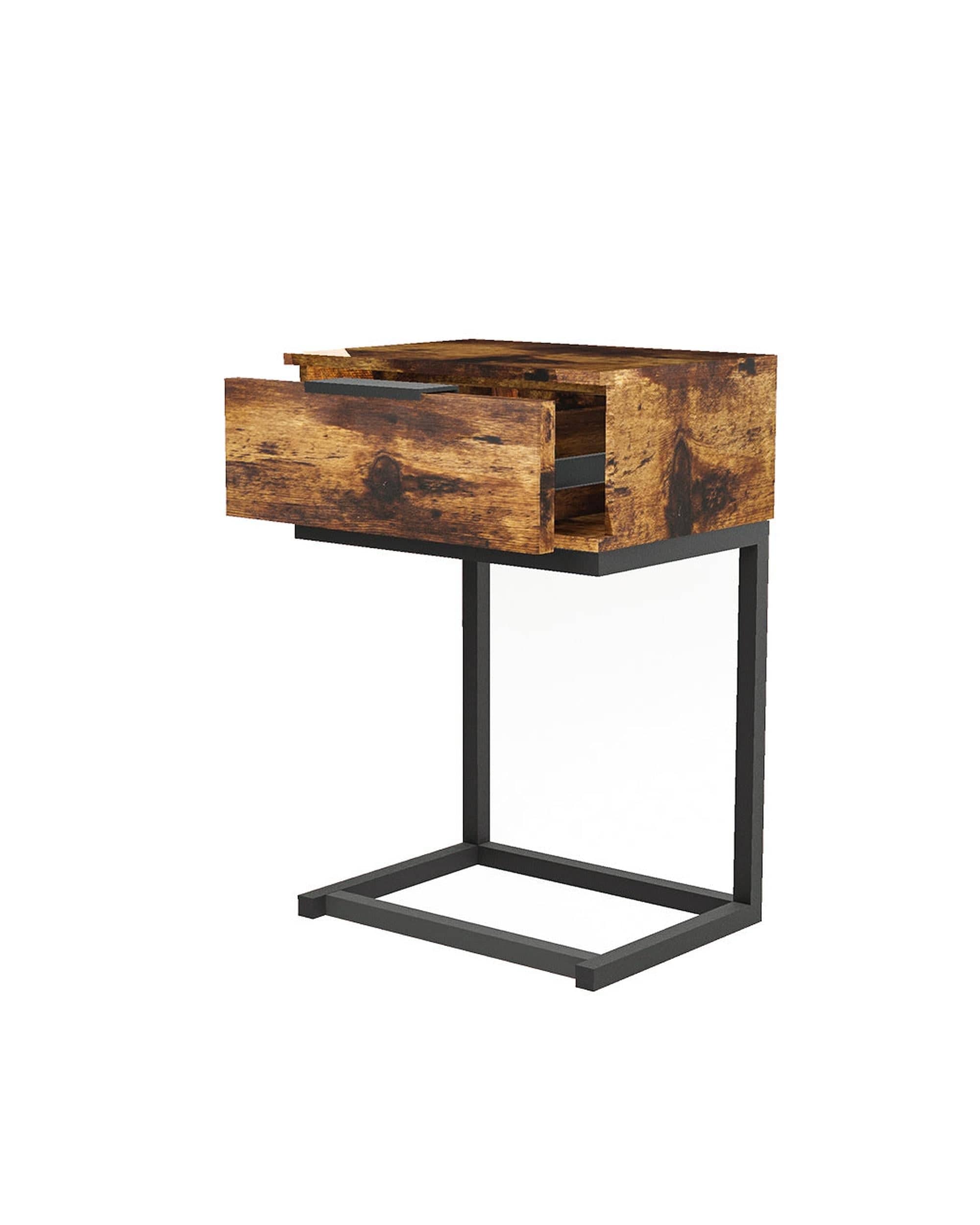 Levede Bedside Table Bedside Tables Drawers Side Table Wood Nightstand Storage Cabinet Unit