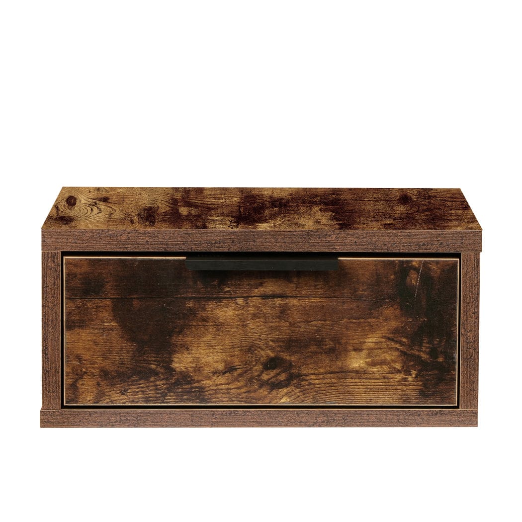 Levede Bedside Table Bedside Tables Drawers Wall Mounted Cabinet Floating Nightstand Bedroom