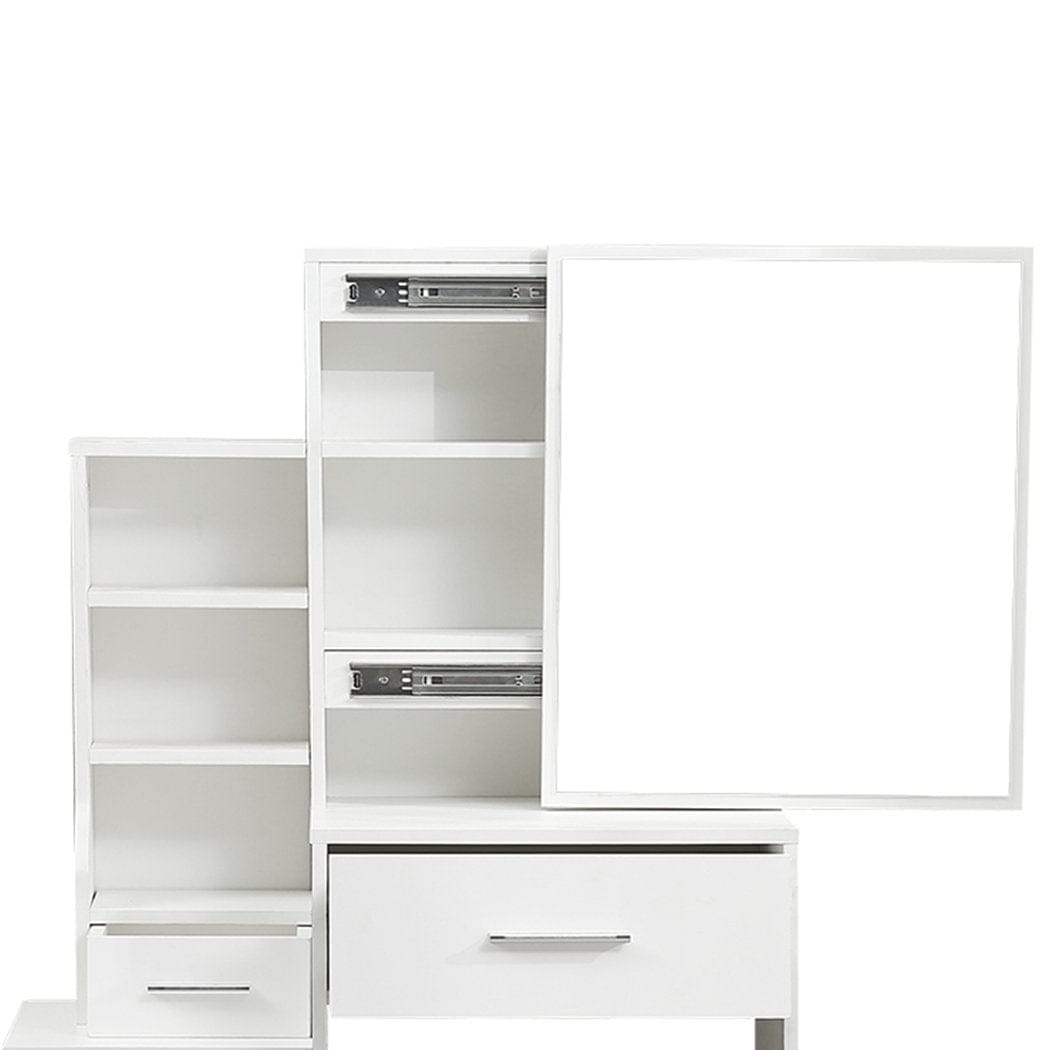 Levede Dressing Table Dressing Table Set Stool Mirrors Jewellery Cabinet Makeup Organizer