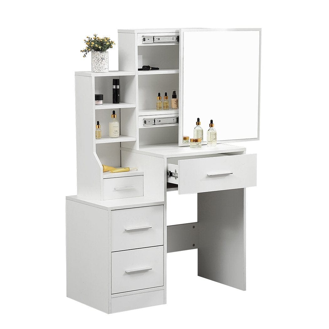 Levede Dressing Table Dressing Table Set Stool Mirrors Jewellery Cabinet Makeup Organizer