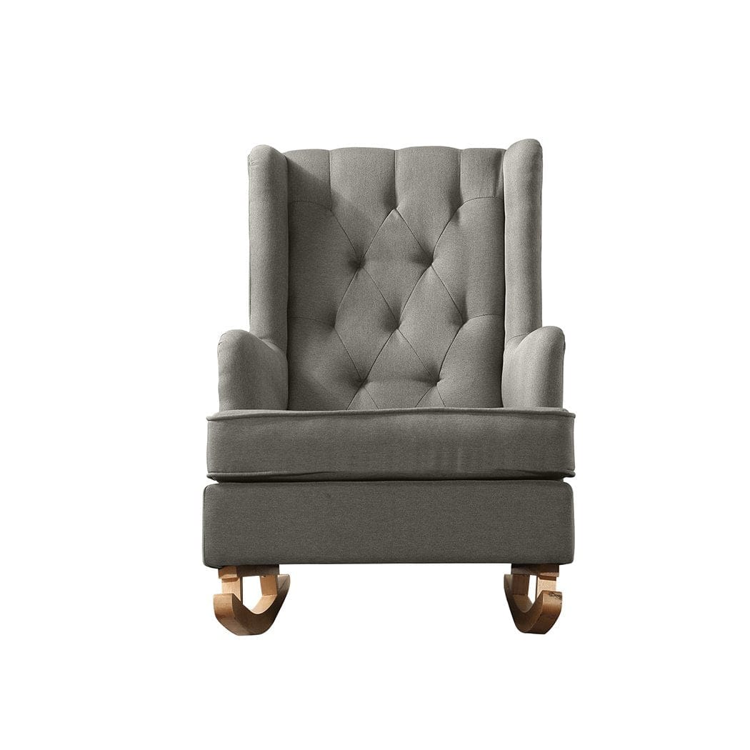Levede Accent Chair Rocking Chair Lounge Chairs Baby Feeding Armchair Recliner Fabric Sofa