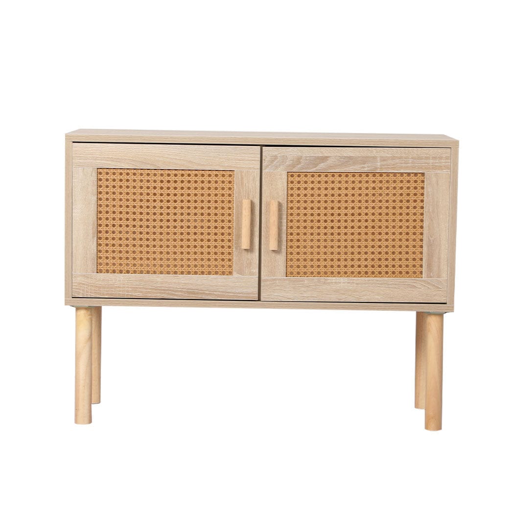 Levede Chest of Drawers Storage Cabinet Rattan Dresser Chest of Drawers Tallboy Wooden Cabinet