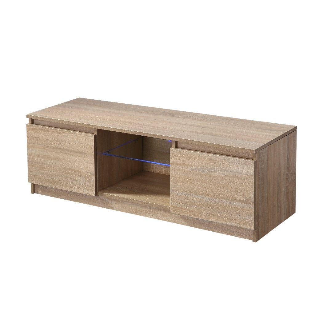 Levede TV Unit TV Cabinet Entertainment Stand LED Lowline Shelf Storage Unit Furniture