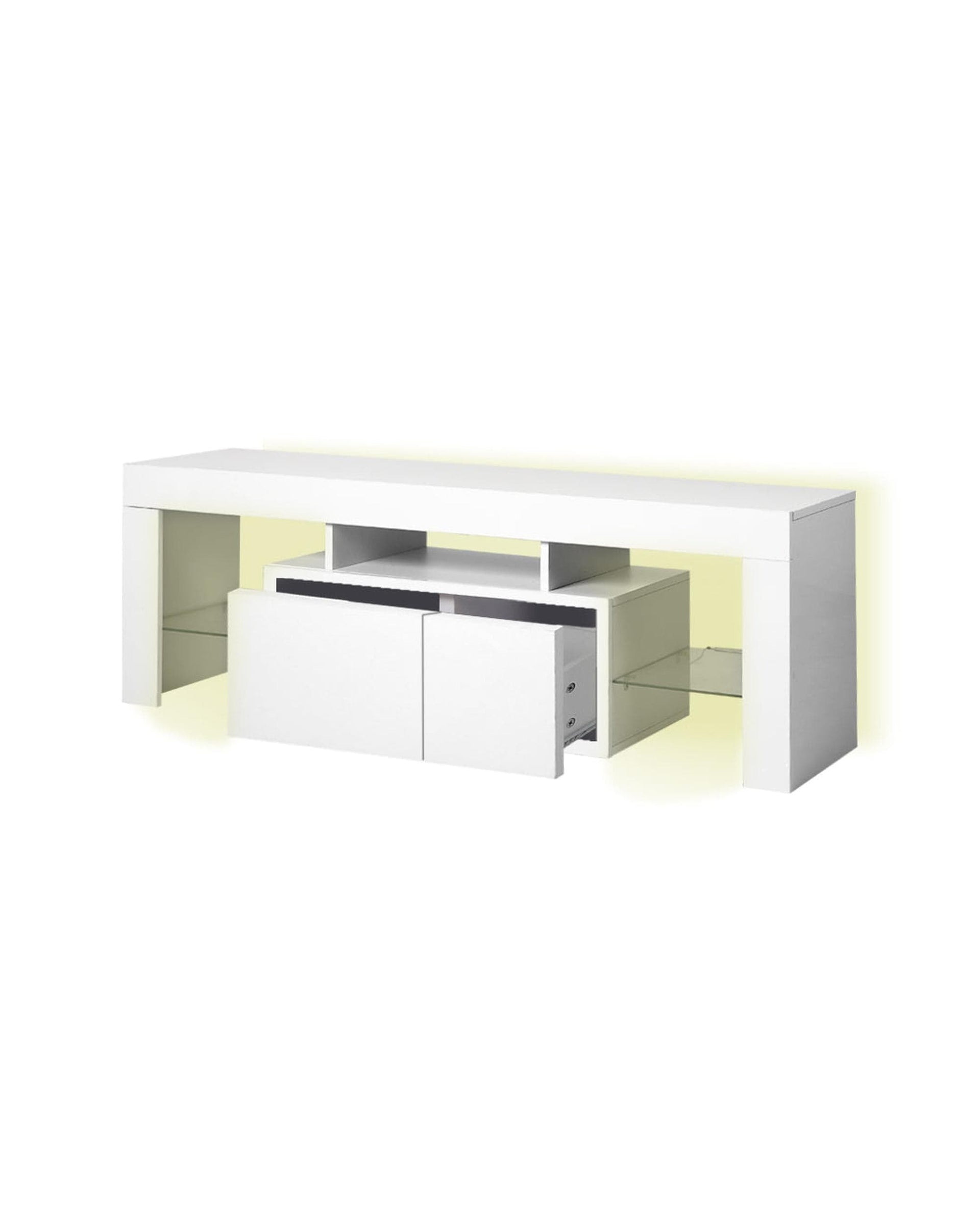 Levede TV Unit TV Cabinet Entertainment Unit Stand RGB LED Furniture Wooden Shelf 160cm