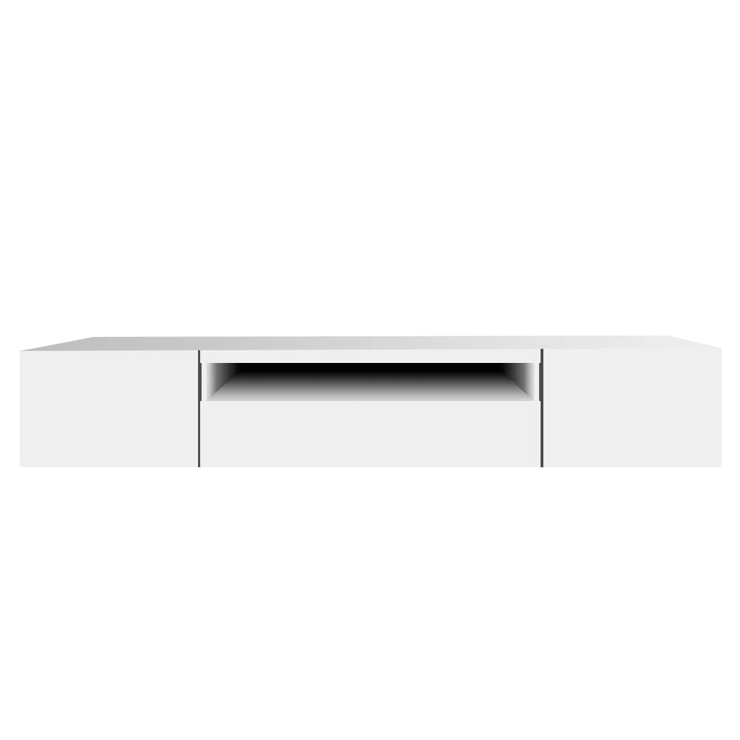 Levede TV Unit TV Cabinet Entertainment Unit Stand RGB LED Furniture Wooden Shelf 160cm