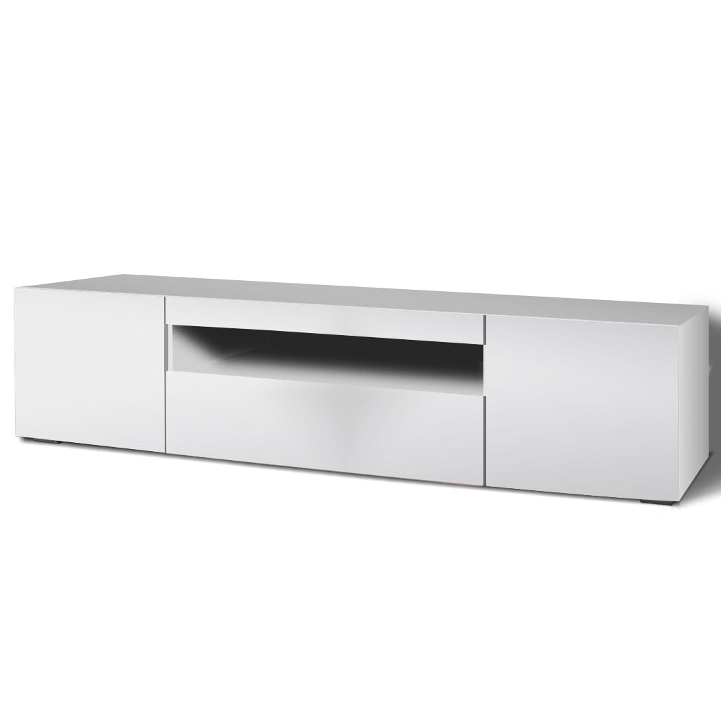 Levede TV Unit TV Cabinet Entertainment Unit Stand RGB LED Furniture Wooden Shelf 160cm