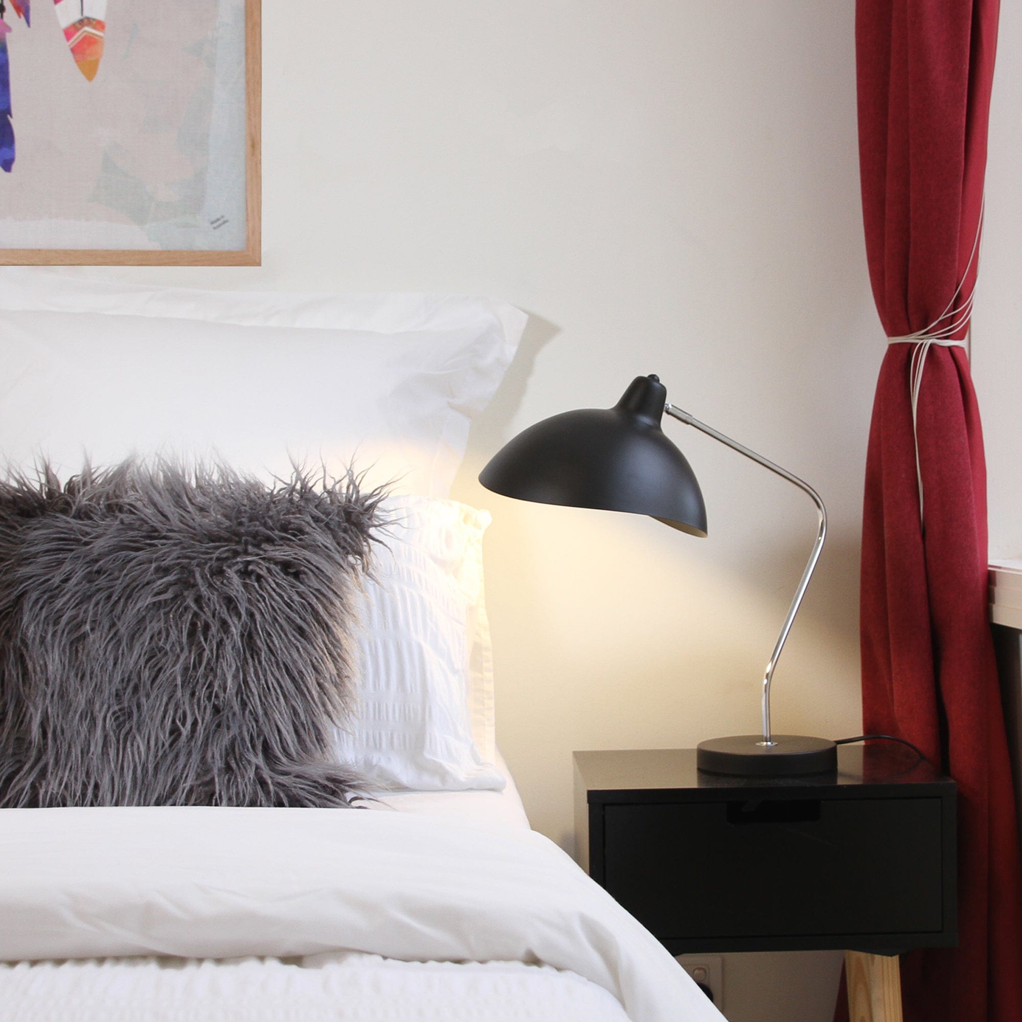 Lexi Lighting Table Lamp Abby Table Lamp - Black