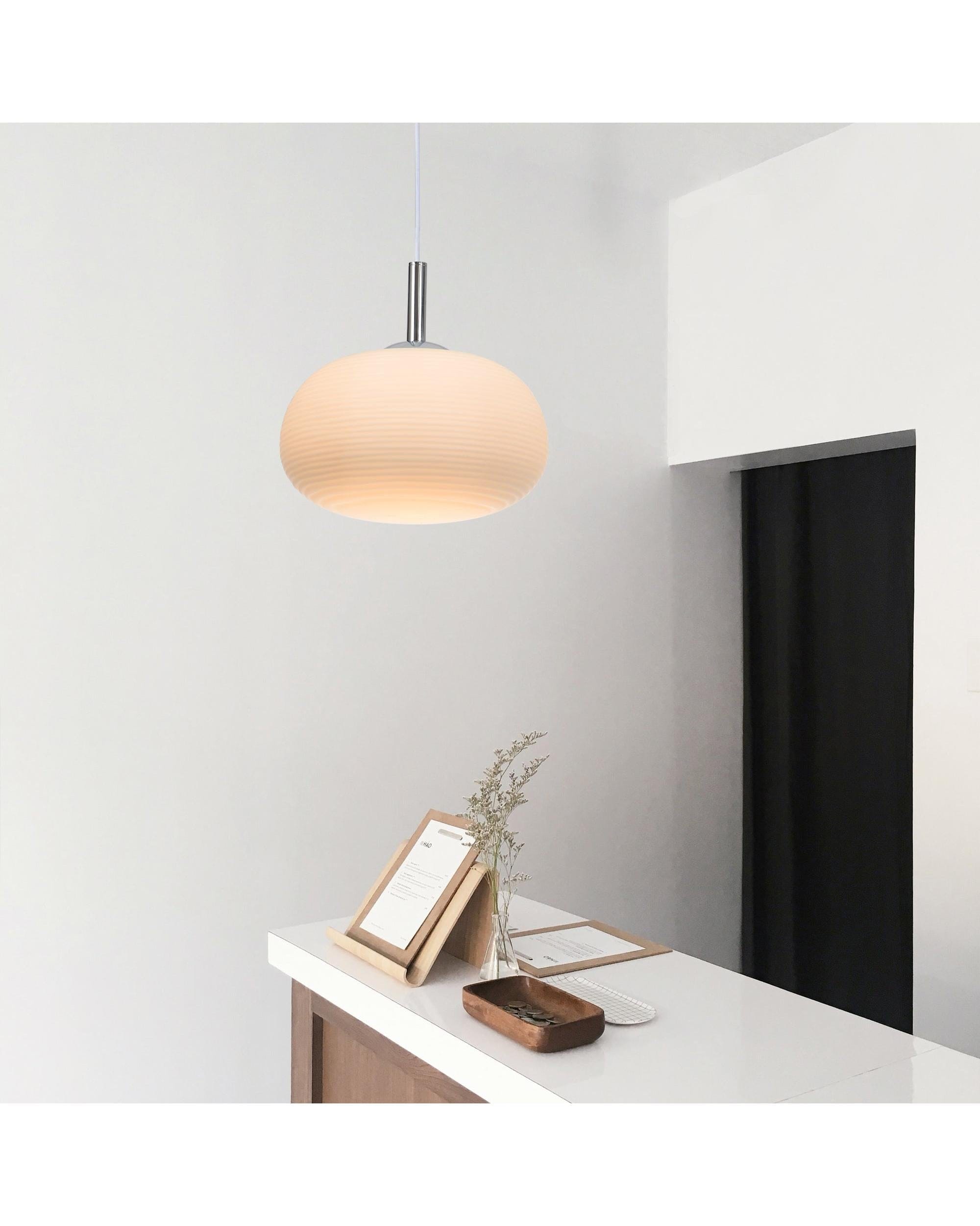 Lexi Lighting Pendant Light Celia Glass Pendant Light