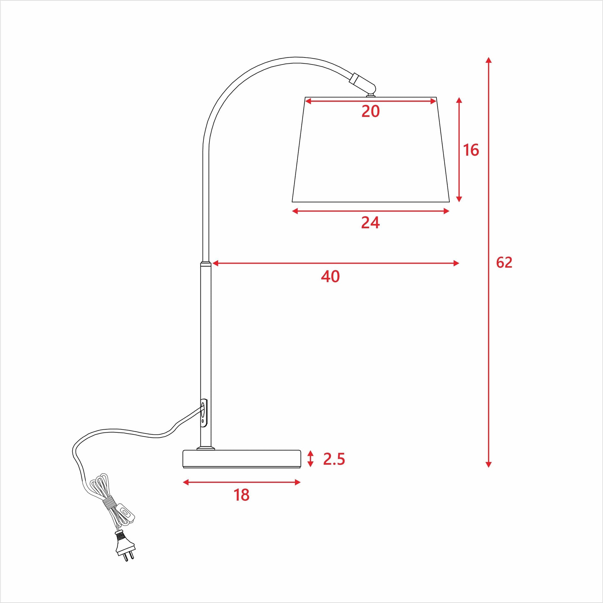 Lexi Lighting Table Lamp Hudson Table Lamp