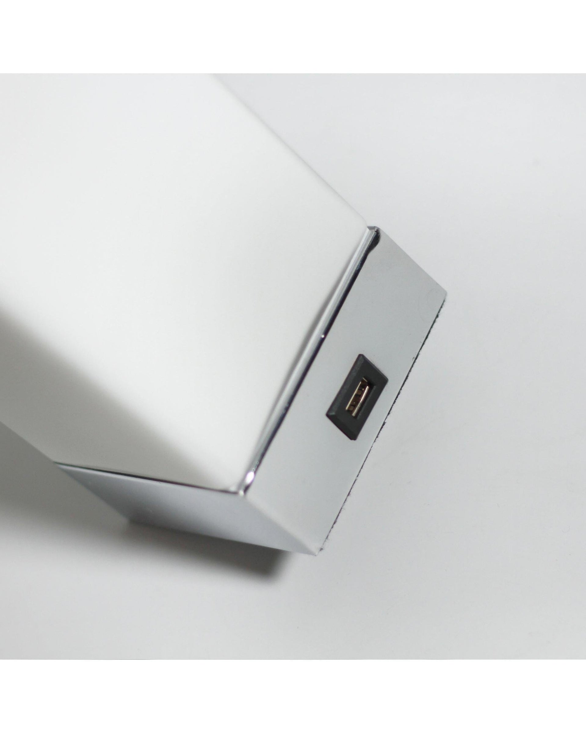 Lexi Lighting Table Lamp Jessica Rectangle Touch Lamp with USB Port