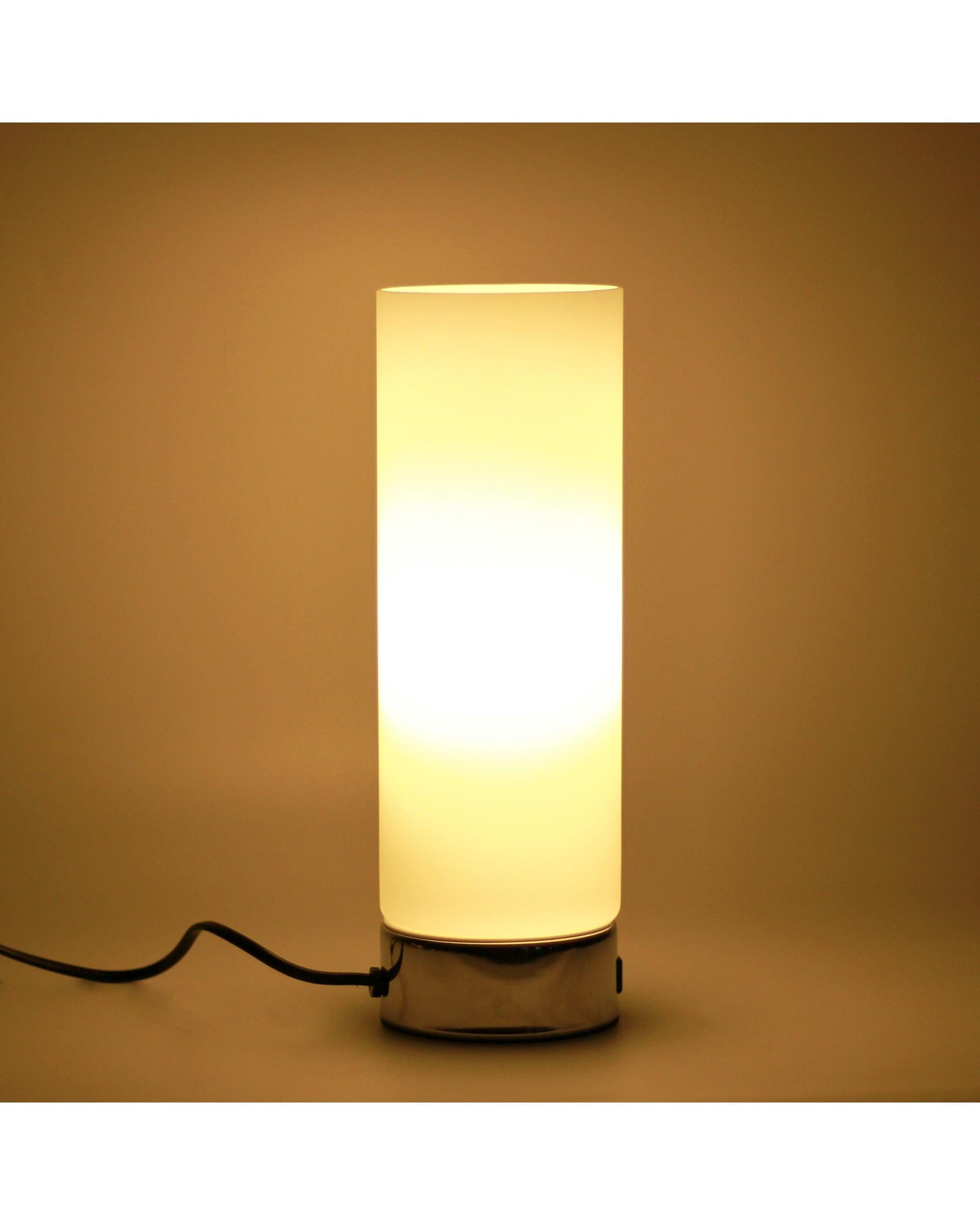 Lexi Lighting Table Lamp Julie Cylinder Touch Lamp with USB Port