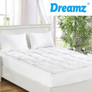 Bamboo Pillowtop Mattress Topper Protector Waterproof Cool Cover King Dreamz