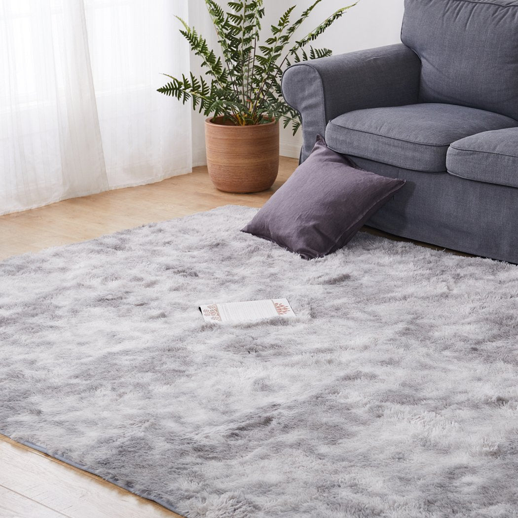 Floor Rug Shaggy Rugs Soft Large Carpet Area Tie-dyed Mystic 80x120cm Big Bedding Australia