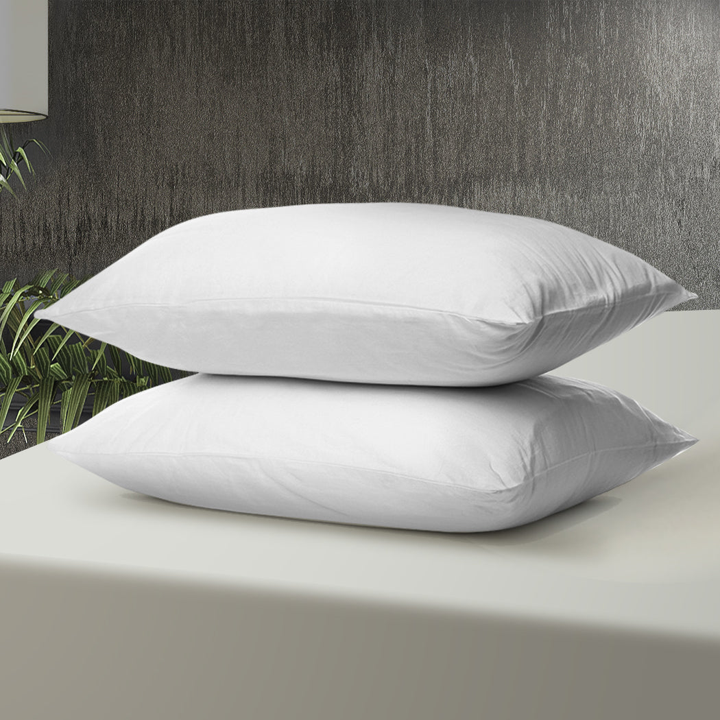 Luxury Goose Feather Pillows - Full Support Dreamz