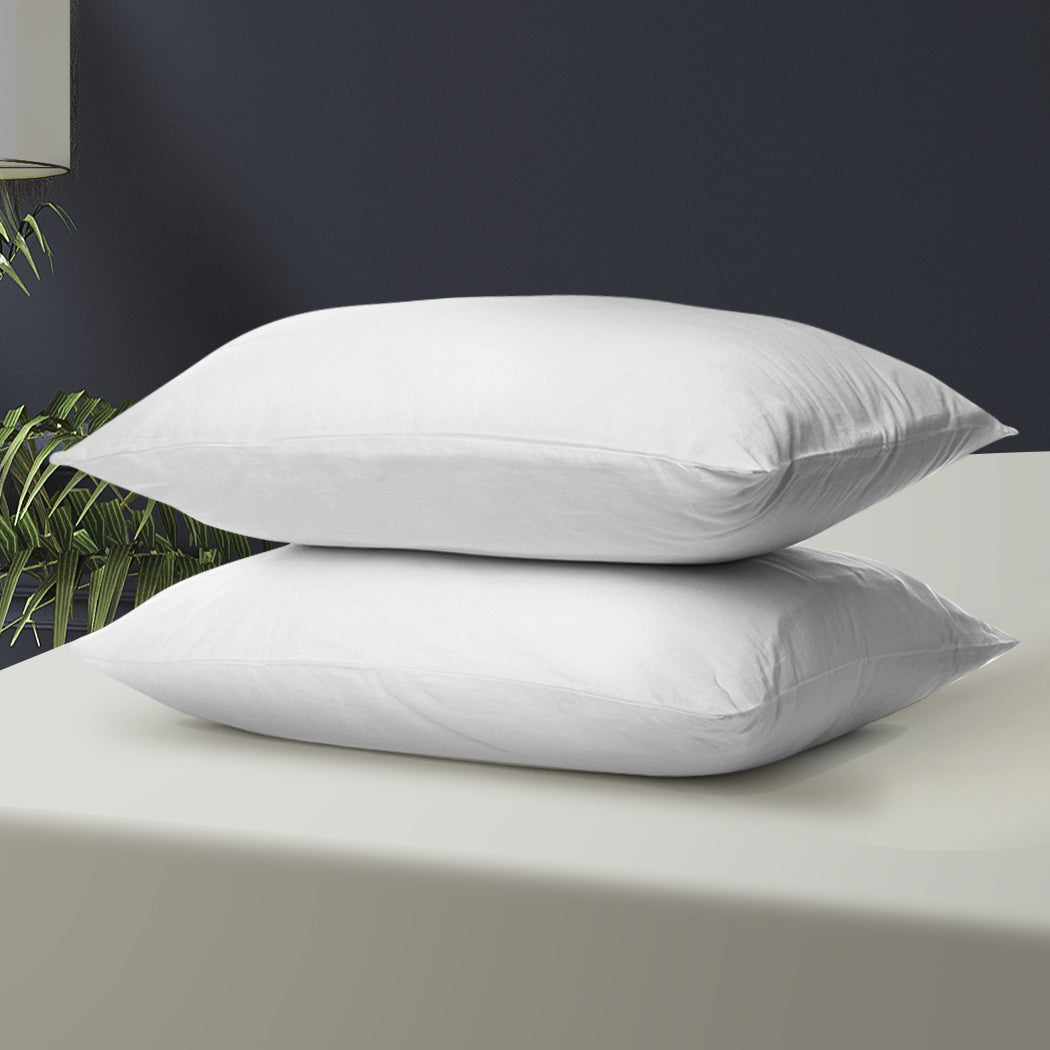 Luxury Goose Feather Pillows - Full Support Dreamz