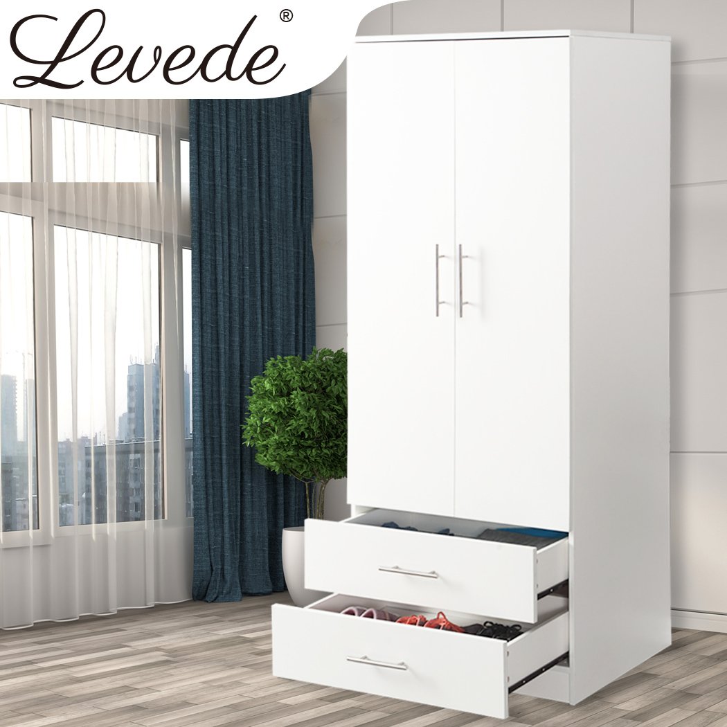 Bedroom Cupboard Organizer Wooden Storage Unit Wardrobe Cabinet Big Bedding Australia