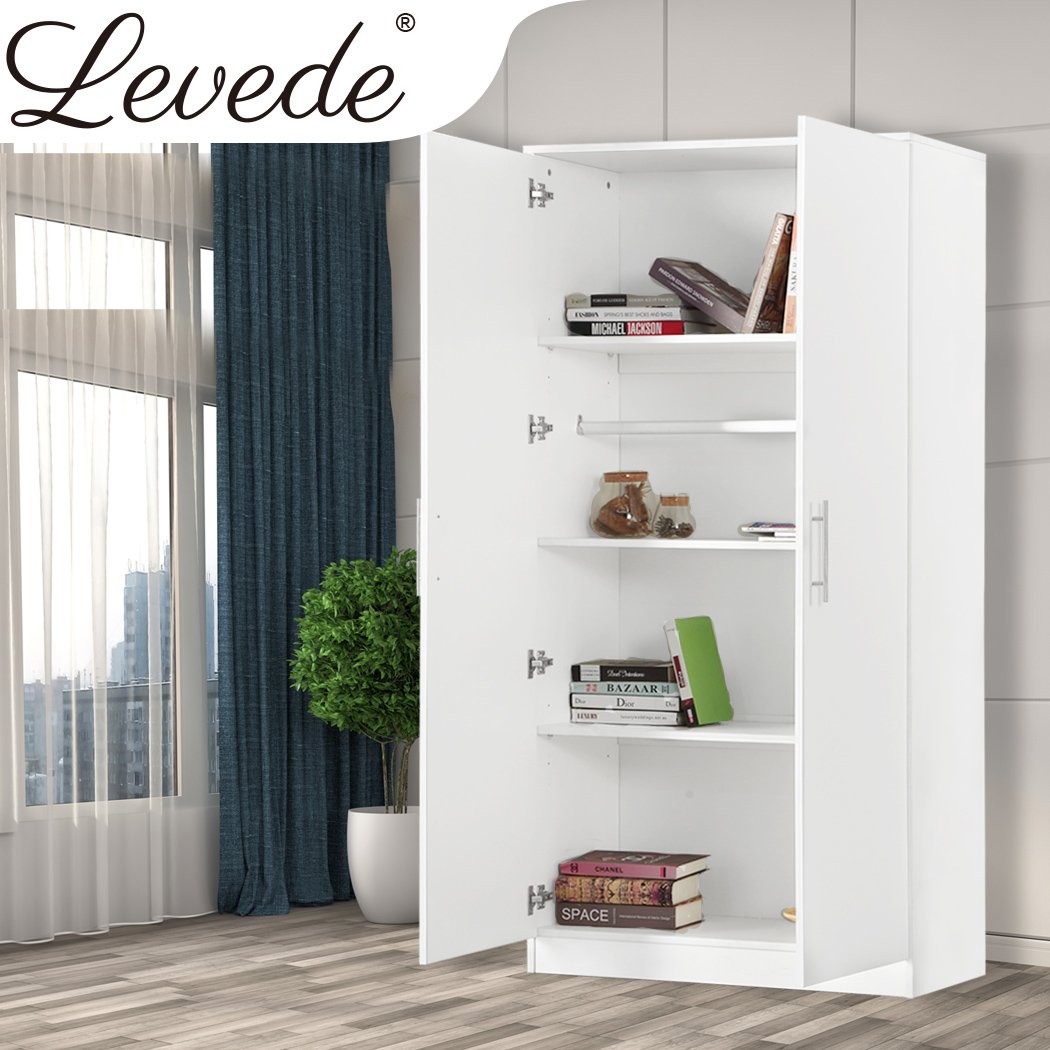 Cupboard Organizer Wooden Storage Unit Wardrobe Cabinet Big Bedding Australia