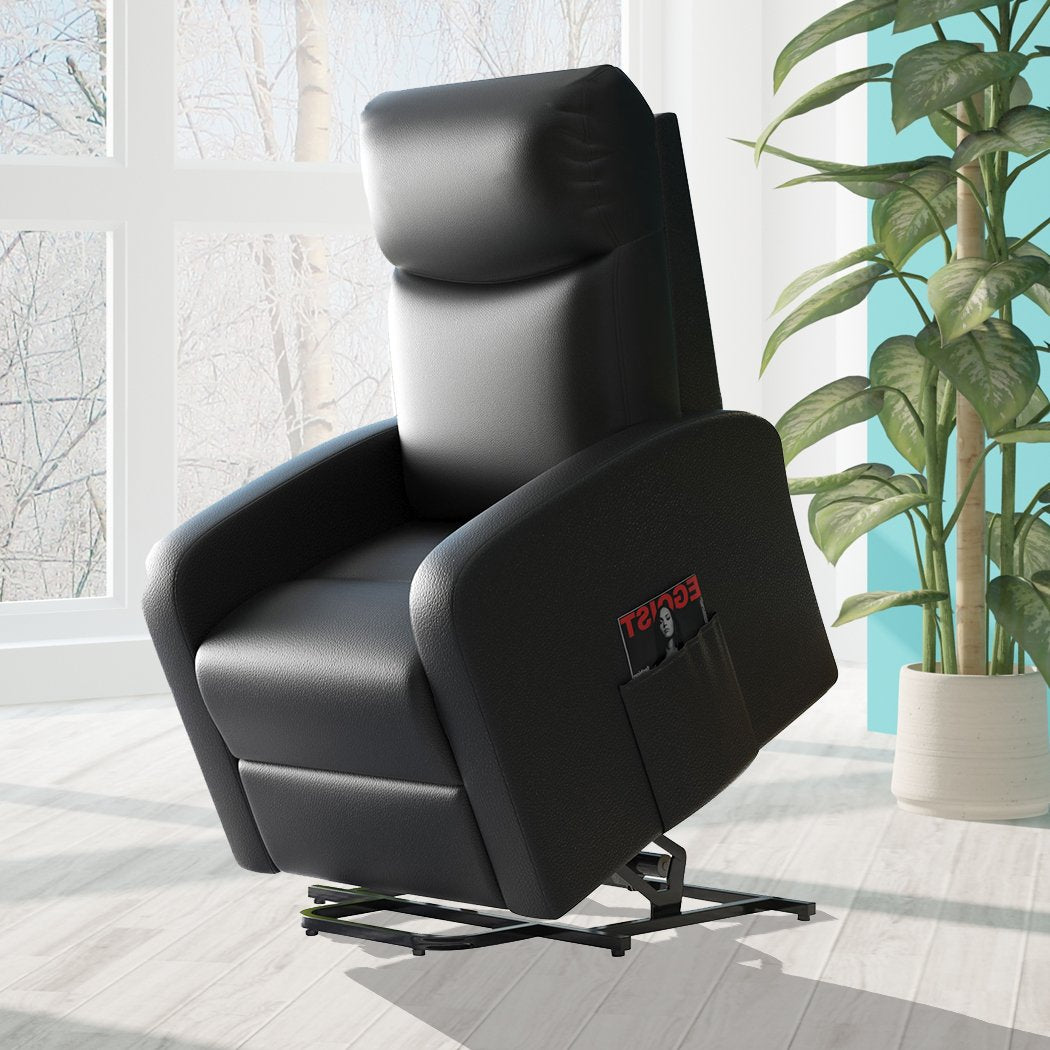 Electric Massage Chair Recliner Chairs Full Body Neck Heated Seat Black Levede