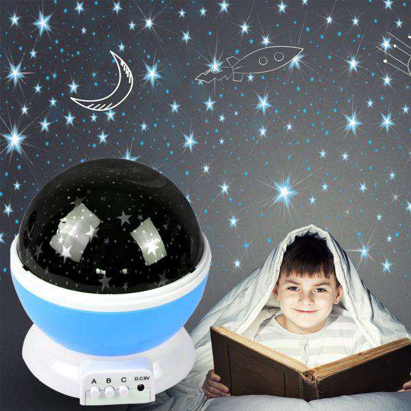 LED NIGHT STAR SKY PROJECTOR LIGHT LAMP ROTATING STARRY BABY ROOM KIDS GIFT Big Bedding Australia