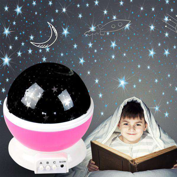 LED NIGHT STAR SKY PROJECTOR LIGHT LAMP ROTATING STARRY BABY ROOM KIDS GIFT Big Bedding Australia