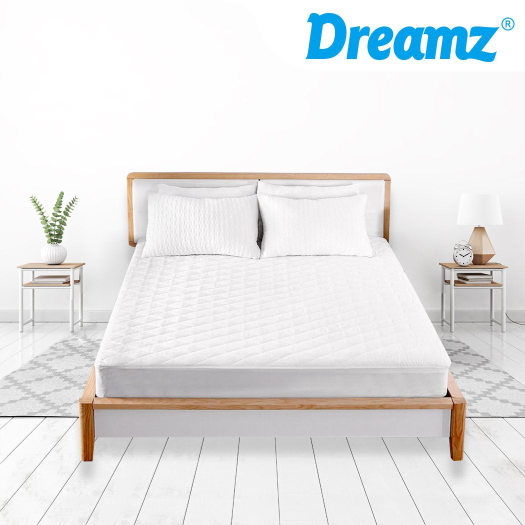 Fully Fitted Waterproof Microfiber Mattress Protector in Single Size Dreamz