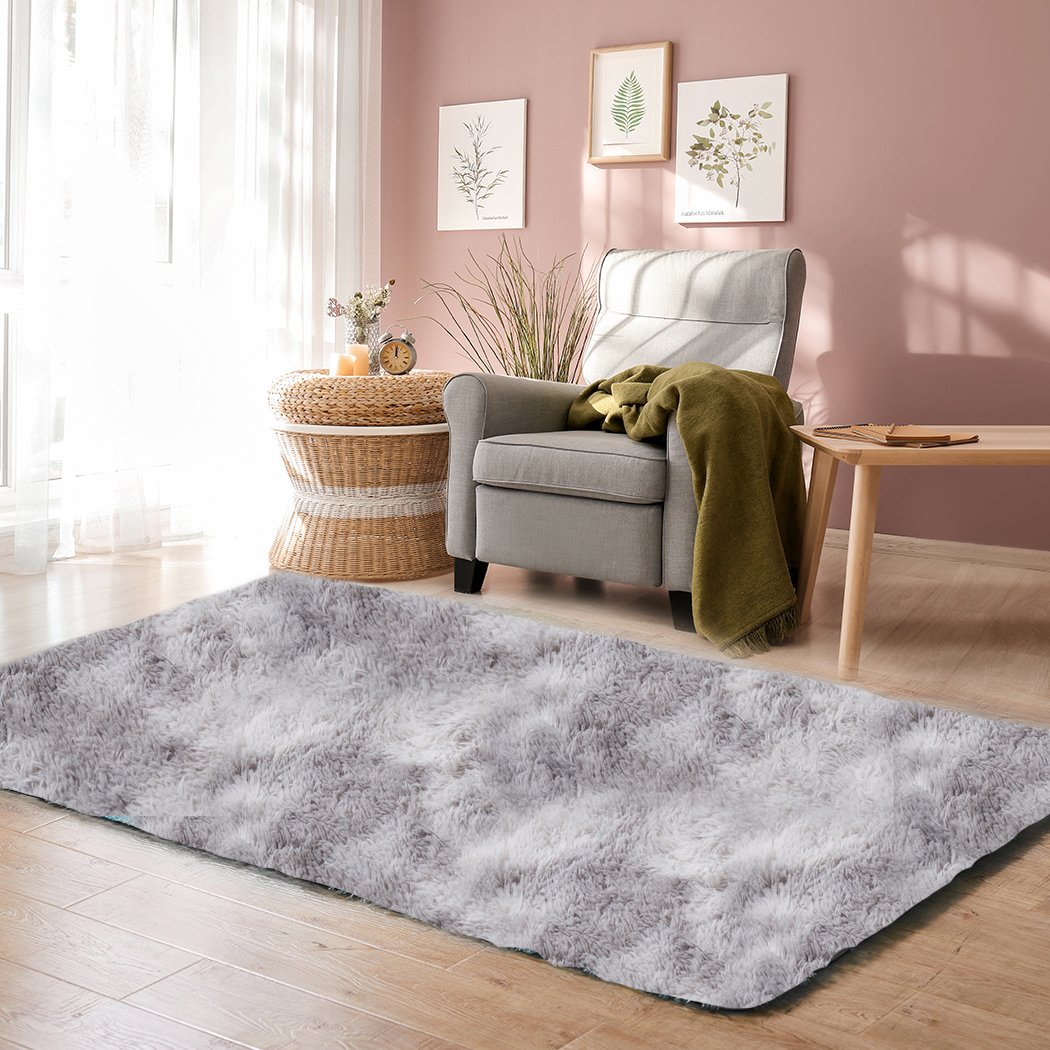 Floor Rug Shaggy Rugs Soft Large Carpet Area Tie-dyed Mystic 160x230cm Big Bedding Australia