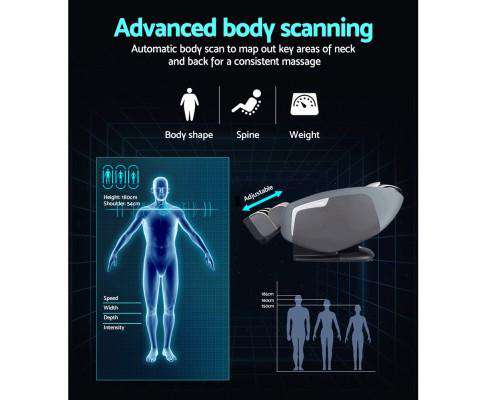 Livemor Massage Chair 3D Electric Massage Chair Zero Gravity Recliner Head Massager Air Bag