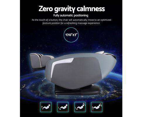Livemor Massage Chair 3D Electric Massage Chair Zero Gravity Recliner Head Massager Air Bag