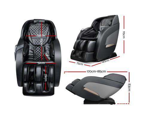 Livemor Massage Chair 3D Electric Massage Chair Zero Gravity Recliner Shiatsu Back Heating Massager