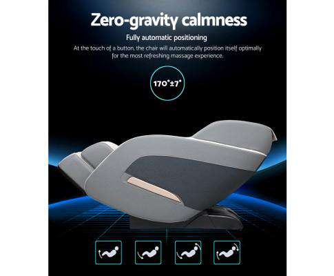 Livemor Massage Chair 3D Electric Massage Chair Zero Gravity Recliner Shiatsu Kneading Back Massager