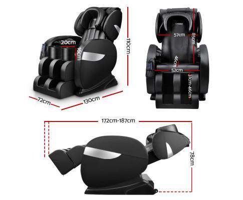 Livemor Massage Chair Electric Massage Chair - Black