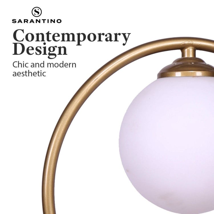 SARANTINO GOLD METAL TABLE LAMP Sarantino