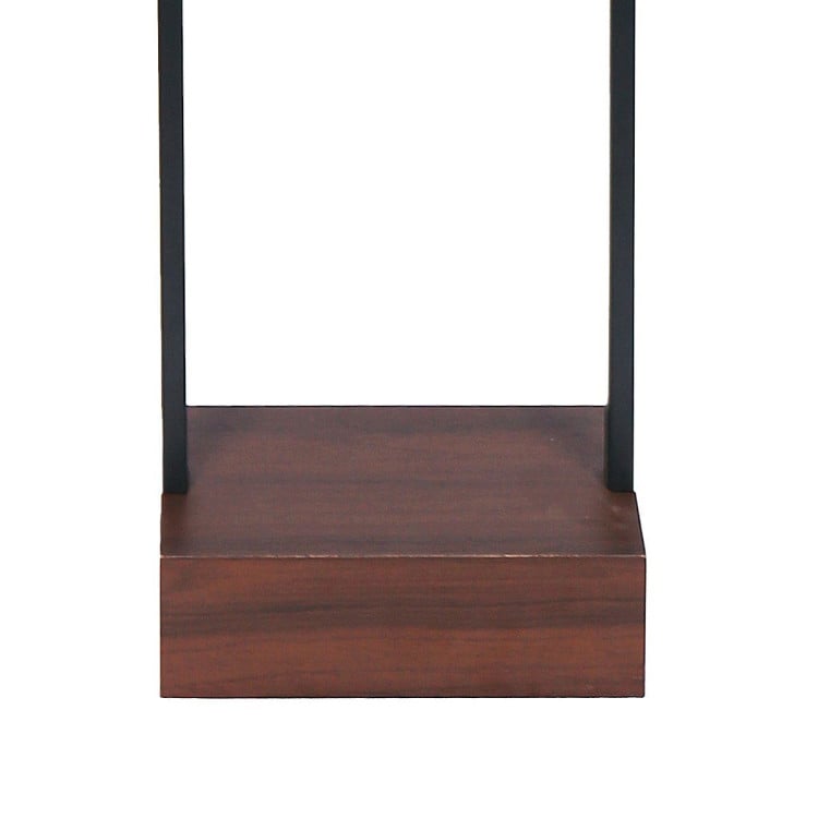 SARANTINO WOOD FLOOR LAMP IN CHERRY FINISH Sarantino