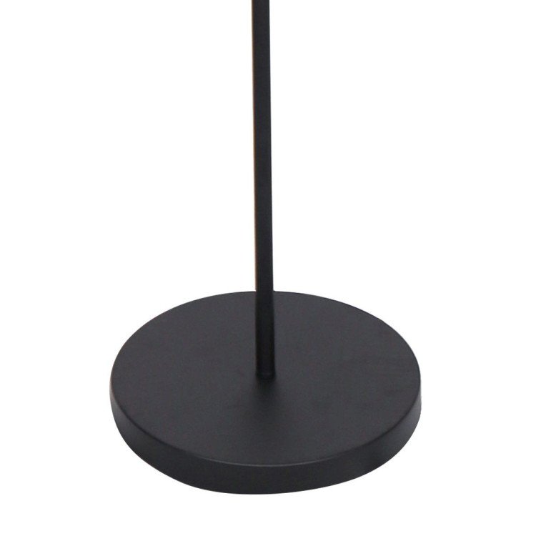 SARANTINO 3-LIGHT BLACK METAL FLOOR LAMP Sarantino