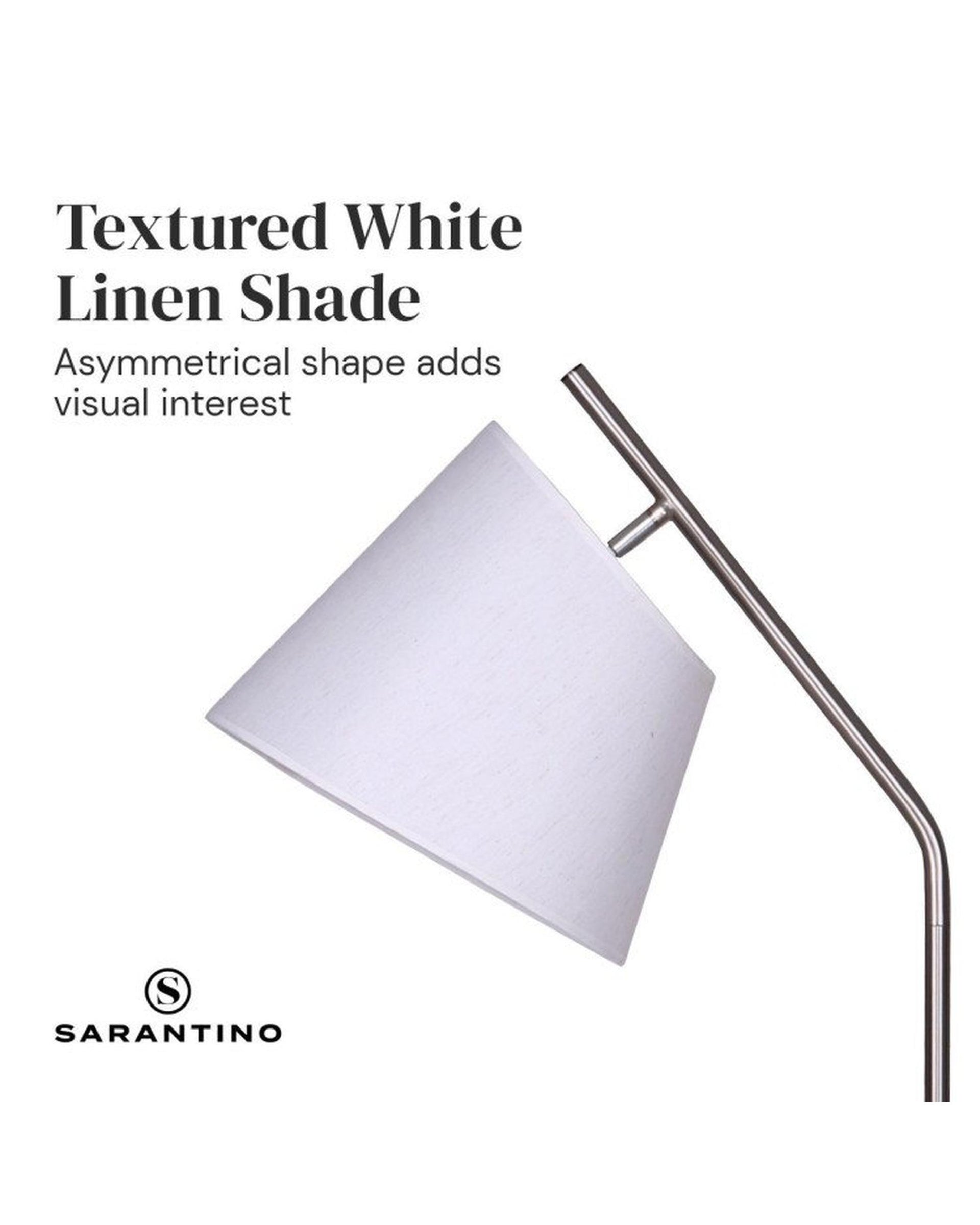 SARANTINO MODERN ARC FLOOR LAMP Sarantino
