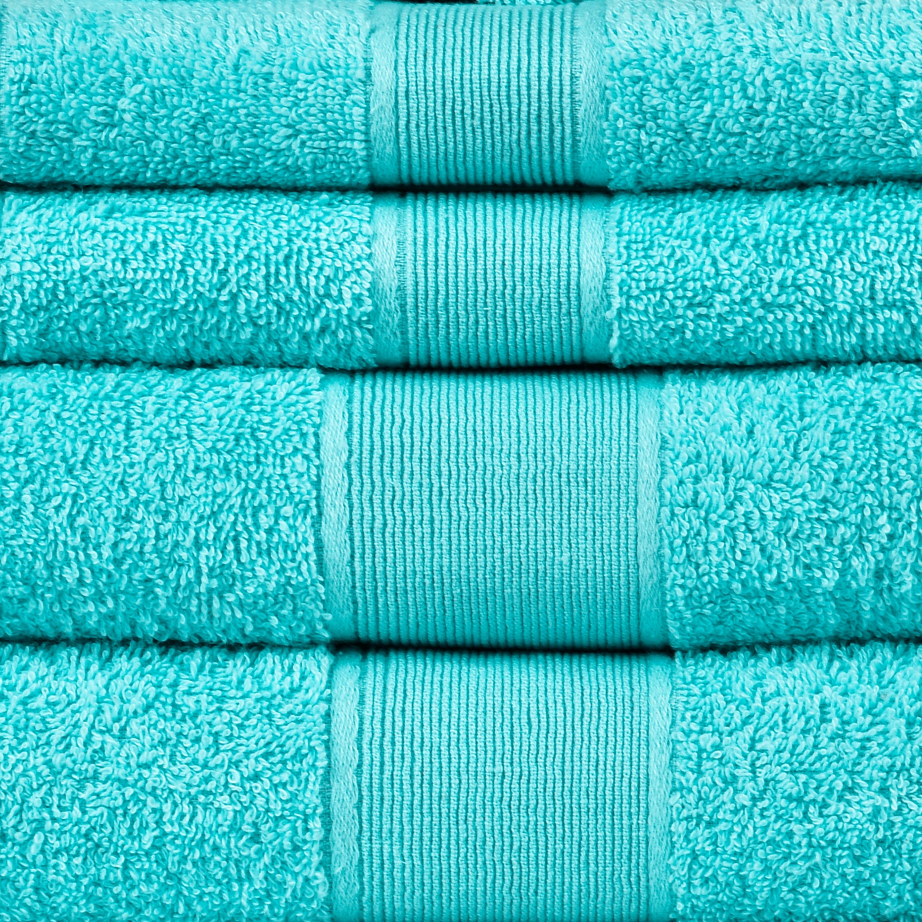 Amelia 500GSM 100% Cotton Towel Set -Single Ply carded 6 Pieces -Island Paradise Amelia