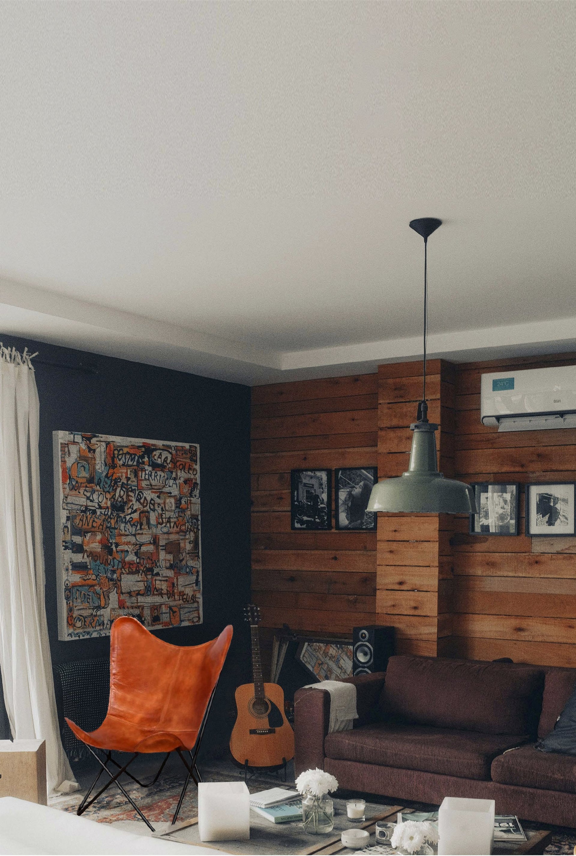 Ava Leather Butterfly Chair BROWN Big Bedding Australia