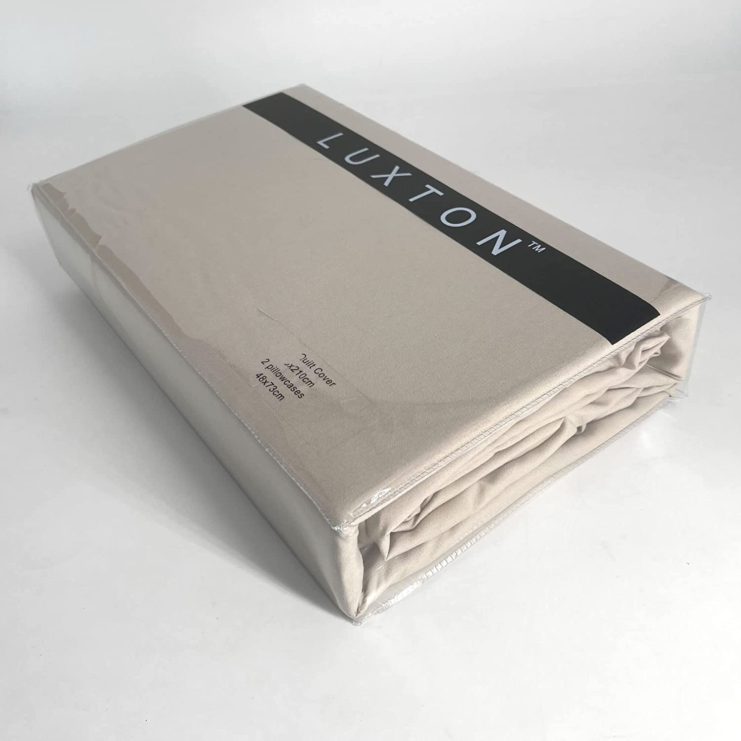 Luxton Quilt Cover Luxton Pure Soft Quilt Cover Set - Linen Colour