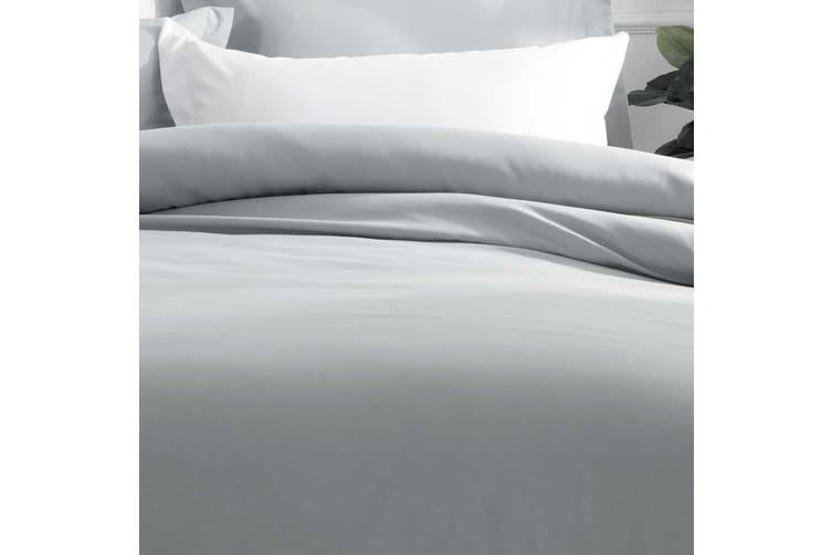 Luxton Quilt Cover Luxton Pure Soft Quilt Cover Set - Pewter Colour