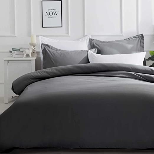 Luxton Quilt Cover Luxton Pure Soft Quilt Cover Set - Slate Colour