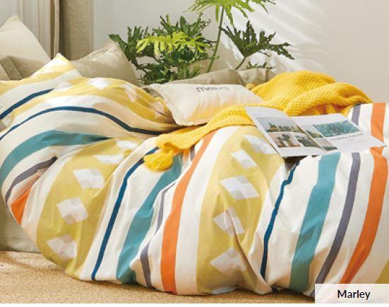 Odyysey Living Marley Cotton Quilt Cover Set Odyssey Living