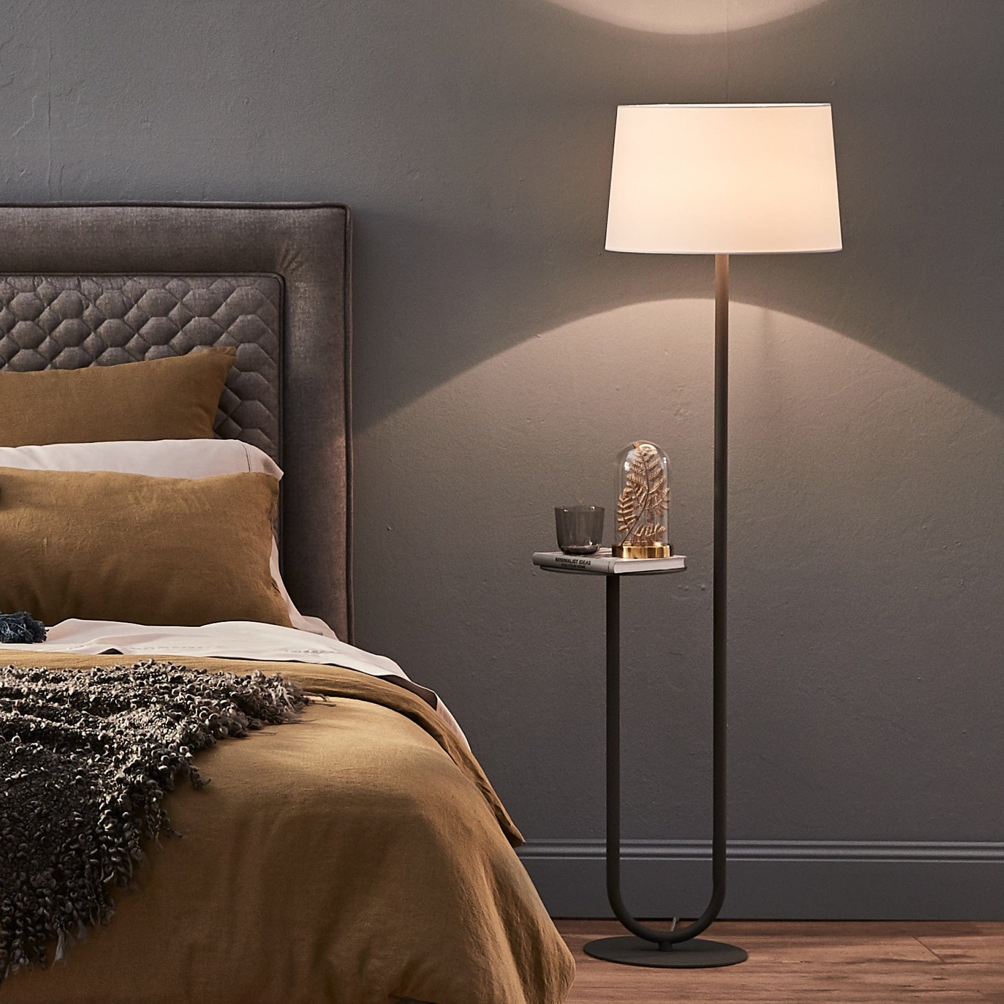 Mayfield Lighting Floor Lamp Mayfield Lighting Esta White Floor Lamp