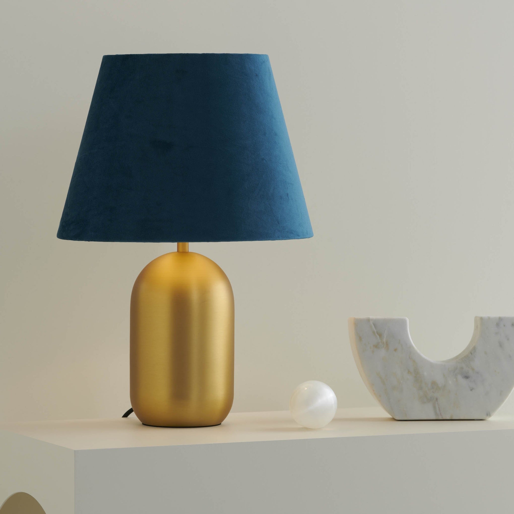 Mayfield Lighting Table Lamp Mayfield Lighting Misty Blue Table Lamp