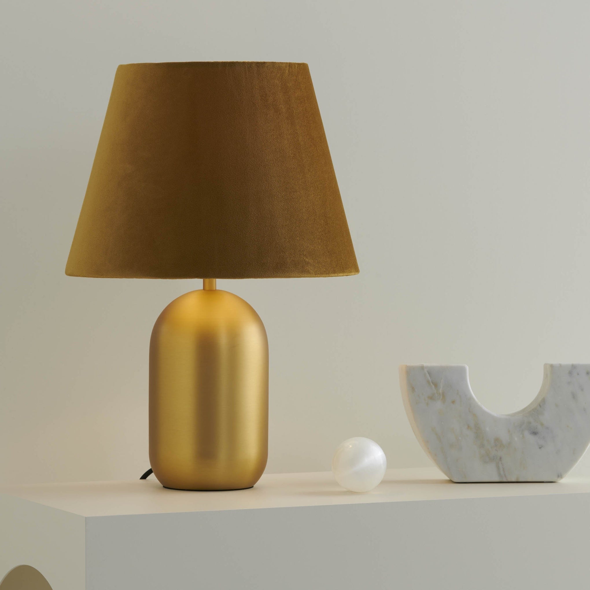 Mayfield Lighting Table Lamp Mayfield Lighting Misty Gold Table Lamp