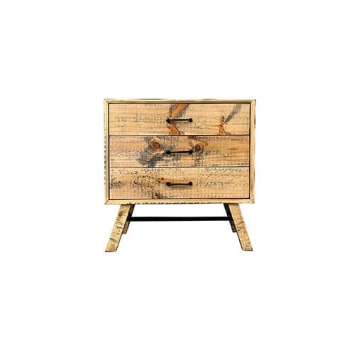 Melbournians Furniture Bedside Table Bondi 3 Drawers Bedside Table Ozzy Colour