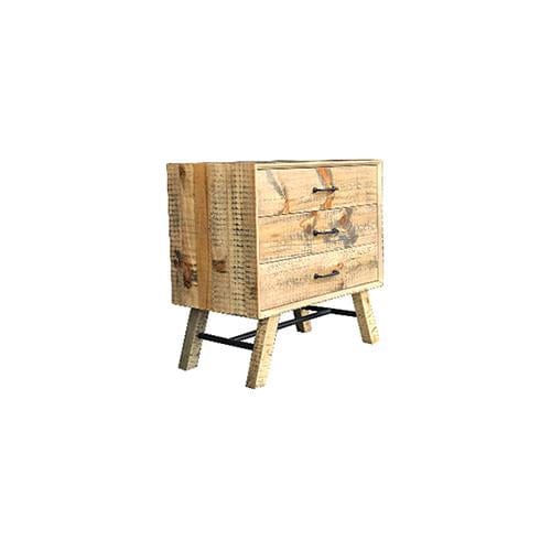 Melbournians Furniture Bedside Table Bondi 3 Drawers Bedside Table Ozzy Colour